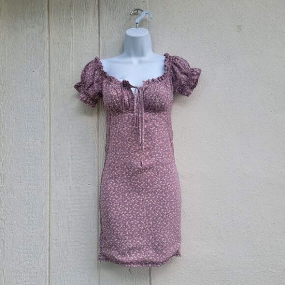 Floral Puff Sleeve Dress